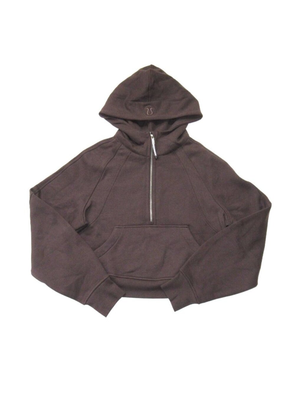 NWT Lululemon Scuba Oversized Half Zip Hoodie in Espresso Brown Sweatshirt XS/S